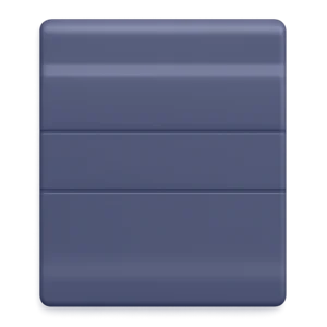 Blue roller shutter color sample